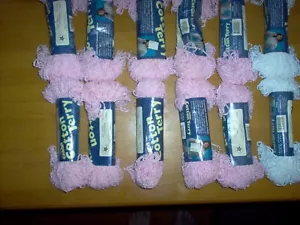LOT Vintage Terry yarn, pink n white, 1.75 oz. 12 skeins - Picture 1 of 3