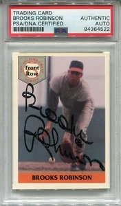 1992 Front Row ATG #1 Brooks Robinson Baltimore Orioles - PSA/DNA Autograph - Picture 1 of 2