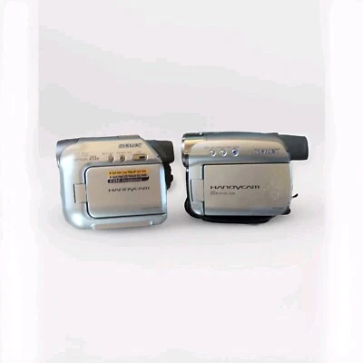 Lot 2: Sony Handycam DCR-HC21 /HC20 Mini DV Camcorders Only Powers Bad Cassette  - Image 1 of 4
