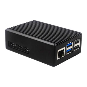 Striped Aluminum Case for Raspberry Pi5 Metal Case - Picture 1 of 10