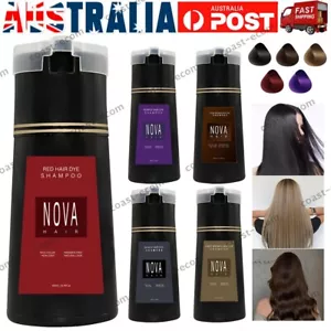 Hair Dye Shampoo Nova Hair Instant Dye Shampoo Hair Color Shampoo for Hair 200ml - Picture 1 of 22