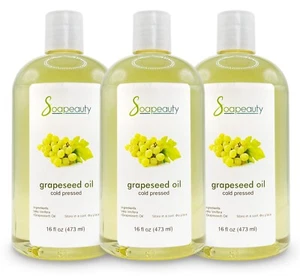 ACEITE DE SEMILLA DE UVA 100 % PURO NATURAL PORTADOR PRENSADO EN FRÍO ENVÍO GRATUITO DE 4 OZ A 7 LBS - Imagen 1 de 15