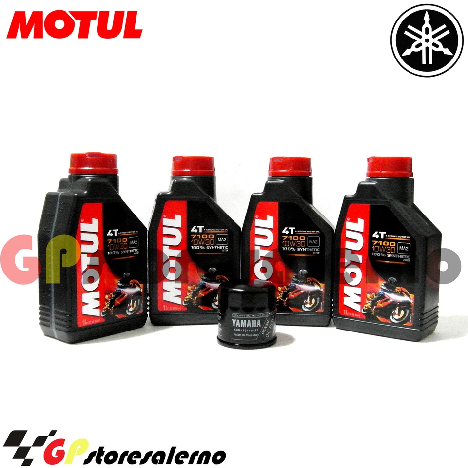 ORIGINAL MOTUL 7100 10W30 OIL FILTER CUTTING YAMAHA 1300 XVS V-STAR D 2014 - Image 1 of 1