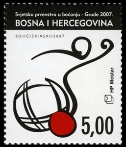 Bosnia and Herzegovina 2007 ☀ Word Bowling Championship 1v ☀ MNH** - Picture 1 of 1
