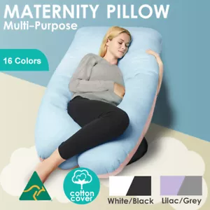 Aus Made Maternity Pillow Pregnancy Nursing Body Support Feed Multi Purpose - Picture 1 of 30