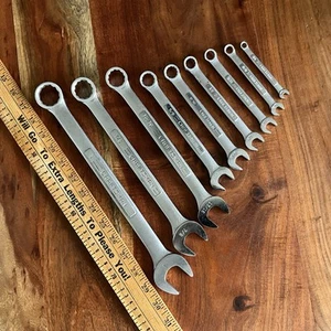 USA Made Craftsman 9 piece SAE Combination Wrench Set -VV-  1" to 1/4" - Picture 1 of 14