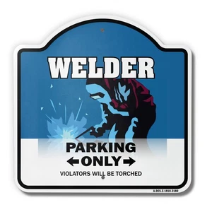 I'm The Welder 18" X 18" Heavy-Gauge Aluminum Architectural Sign - Picture 1 of 4