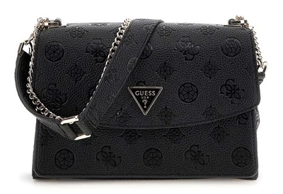 GUESS Cresidia II Convertible Xbody Flap Bag Schultertasche Black Logo Neu - Bild 1 von 3