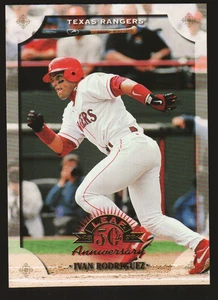 1998 Donruss Leaf Baseball #52 - Ivan Rodriguez - Texas Rangers    98-564 - Picture 1 of 2
