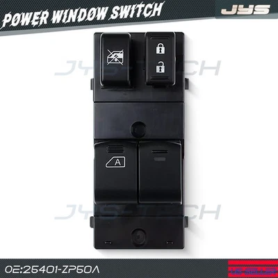 Driver Side Power Master Window Control Switch For Nissan Frontier 2008-2020 - Image 1 of 4