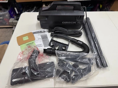 Oreck XL Super Buster B Compact Canister Vacuum BB-870AD With Attachments Bag - Image 1 of 4