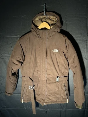 Abrigo de plumón XL para niñas The North Face. Usado estilo principios de la década de 2000. Marrón chocolate Foto 1 de 4