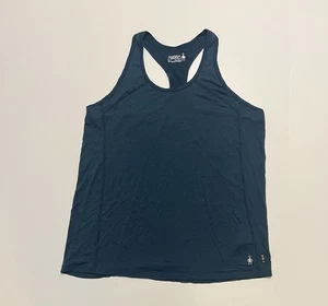 Smartwool Women’s Merino Sport 120 Racerback Tank Top Sz L Teal - Picture 1 of 8