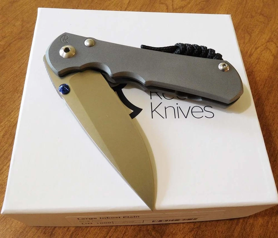 CHRIS REEVE New LIN-1000 Titanium Lrg Rt Hand Inkosi Magnacut Bld Knife/Knives - Image 1 of 1