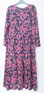M&S Collection Casual Tiered Dress Size 16 - Picture 1 of 4