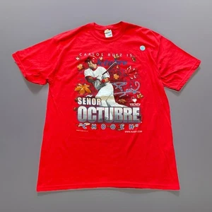 Vtg Gildan Carlos Ruiz "Chooch" 51 Philadelphia Phillies Size L T Shirt - Picture 1 of 9