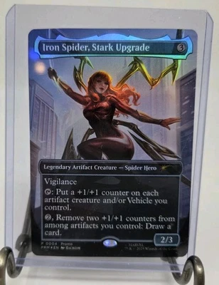 Magic The Gathering Iron Spider Stark Upgrade Karte Mary Jane Watson Marvel   - Bild 1 von 2