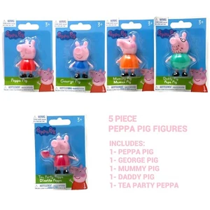 Peppa Pig Figurenset 5 Stück Neu im Paket (ca. 2,25 cm) - Bild 1 von 3