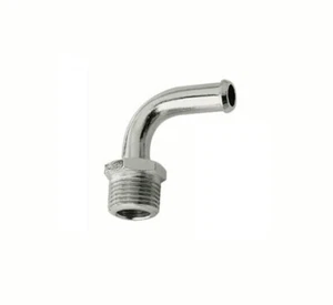 Mr. Gasket 2970G 90 Degree Fuel Line Fitting - 3/8 Inch NPT to 3/8 Inch Hose - Picture 1 of 2