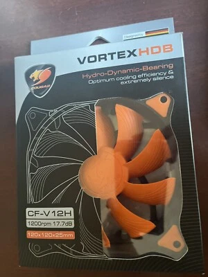 COUGAR VORTEX HDB Cooling Fan 120MM Hydro-Dynamic-Bearing (CF-V12H) - Image 1 of 2