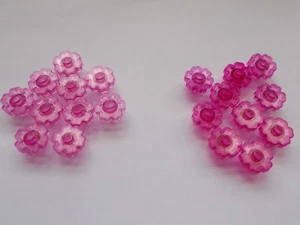 LEGO 30657 FLOWER TRANSPARENT FLOWERS DARK LIGHT PINK MOVIE FRIENDS NEW 10X LGE - Picture 1 of 5