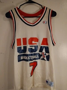 AUTHENTIC MESH Larry Bird 1992 Dream Team USA Champion Jersey 40Olympics NBA - Picture 1 of 12