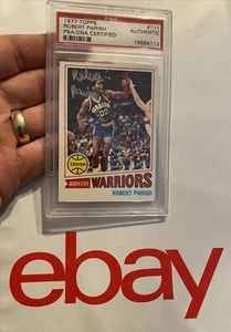 Robert Parish Rookie PSA Autograph Authenticated RC Vintage 1977 Warriors GIFT - Picture 1 of 12