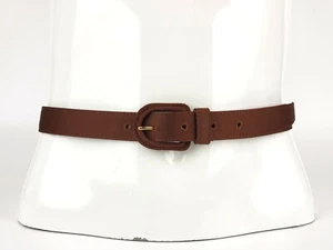 PRADA braun Seide Leder Medium Gürtel 70 cm/28 Zoll - Bild 1 von 6