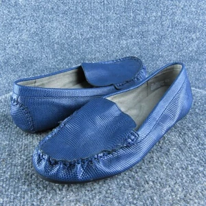 Aerosoles Over Drive Women Driving Moccasins Shoes Size 7 Medium Blue Synthetic - Imagen 1 de 10