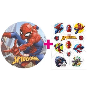 Set 2 topper torta Spiderman + topper muffin compleanno - Foto 1 di 4