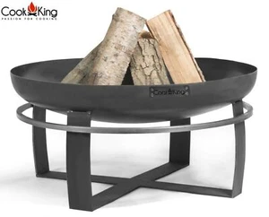 Fogón Viking Ø 70 cm Fogón para Jardín de Acero Cesta de Fuego Gril - Imagen 1 de 8