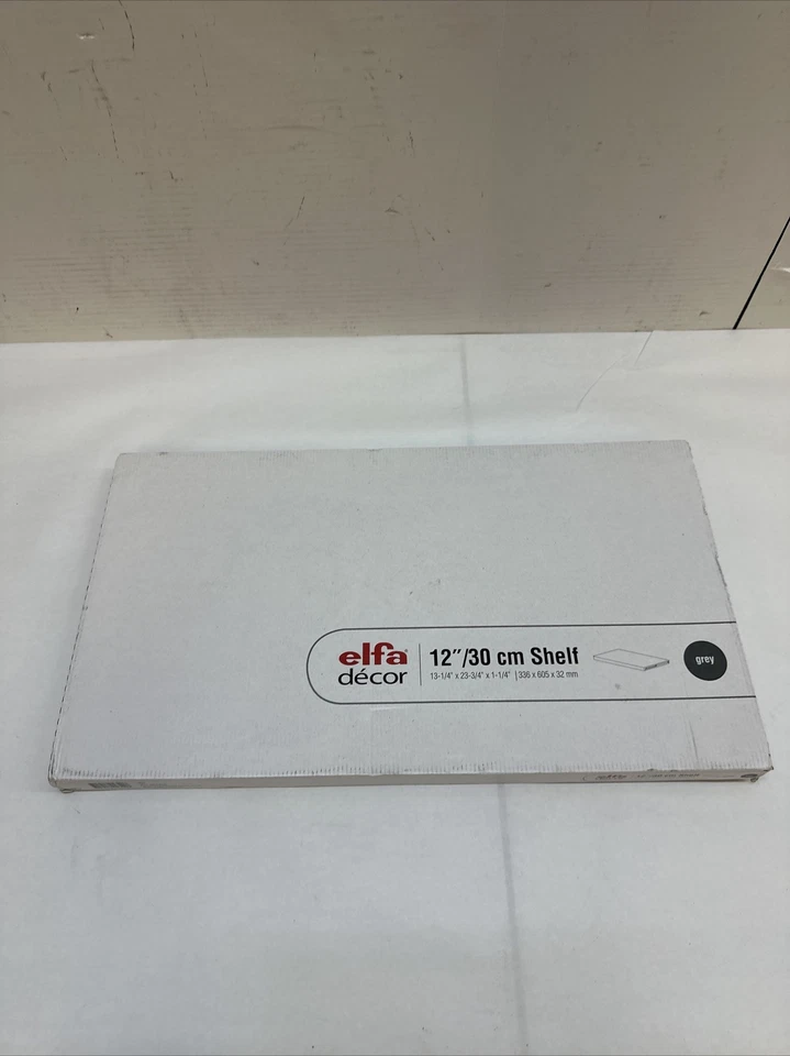 Elfa Decor 12' Shelf 12"/30 cm Gray - NP