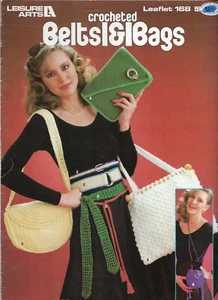 Folleto de instrucciones de ganchillo para cinturones y bolsas - Imagen 1 de 2