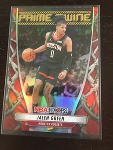 2022-23 NBA HOOPS PRIME TWINE HOLO JALEN GREEN ROCKETS - Picture 1 of 2