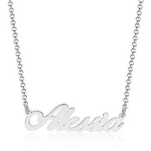 Collana Girocollo Donna con nome in argento 925% " realizziamo tutti i nomi " - Foto 1 di 1