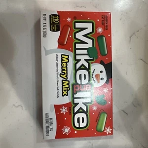 Mike And Ike Merry Mix -Brand New- Christmas Limited Edition Flavor. - Picture 1 of 4
