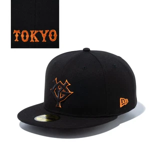 New Era Tokyo Yomiuri Giants 59FIFTY CAP Fitted NPB 2024 Black×Black/Orange NEW! - Picture 1 of 14