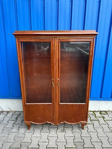 ANTIKE ART DECO VITRINE UM 1930 VITRINENSCHRANK - Bild 1 von 13