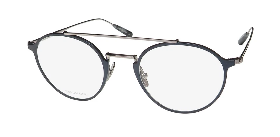 JOHN VARVATOS V174 STAINLESS STEEL MENS OVERSIZED LENSES EYEGLASS FRAME/EYEWEAR - Image 1 of 1