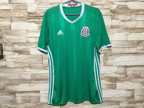 MEXICO 2016 2017 Home Football Shirt Soccer Jersey Adidas AC2723 Sz L Cover