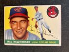 Hal Newhouser 1955 Topps #24  (White Back) Indians  B16