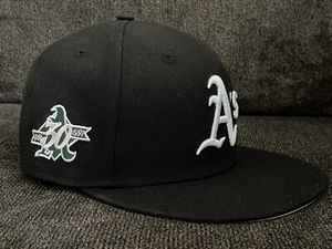 New Era Exclusive Oakland A's Athletics 30th Anniversary Patch Fitted Hat 7 1/8 - Picture 1 of 10