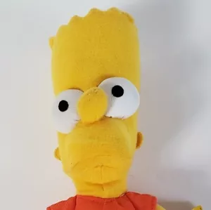 Neu mit Etikett 2005 Nanco Plüsch The Simpsons Bart Simpson Stofftier 20th Century Fox 10 Zoll - Bild 1 von 6