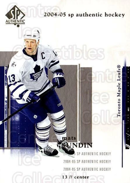 2004-05 SP Authentic #85 Mats Sundin - Image 1 of 1