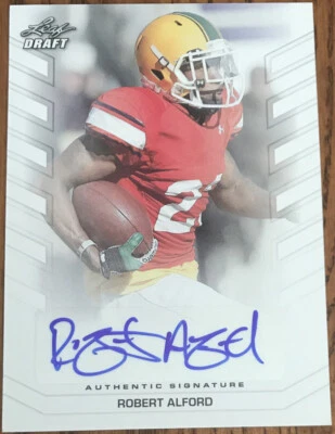 2013 Leaf Draft Autographs Robert Alford #BA-RA1 SE Louisiana - Image 1 of 2