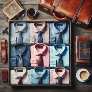 3 x Mens Shirts Custom Made to Measure Business Formal Casual All Sizes & Fit - Picture 1 of 8