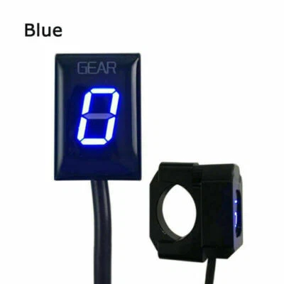 Motorcycle Gear Indicator Blue for Suzuki GSX-R600 GSX1400 SV650 VL1500 VZ800 - Image 1 of 4
