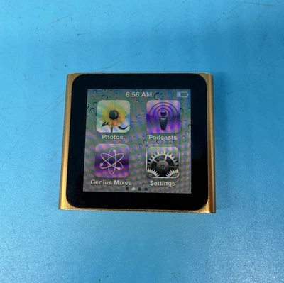 Apple IPOD NANO 6th Gen 8GB A1366, Gold - Tested - Image 1 of 4