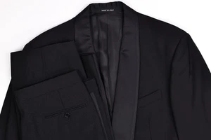Vintage Vito Rufolo Wool Double Breasted Shawl Tuxedo 41 R Pants 35x30 - Picture 1 of 19