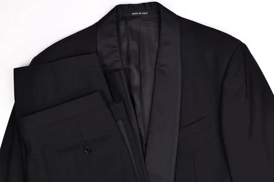 Vintage Vito Rufolo Wool Double Breasted Shawl Tuxedo 41 R Pants 35x30 - Image 1 of 4